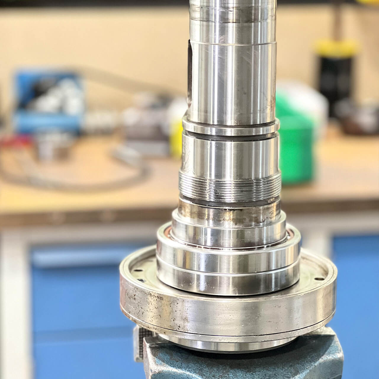 Spindelservice in der Werkstatt